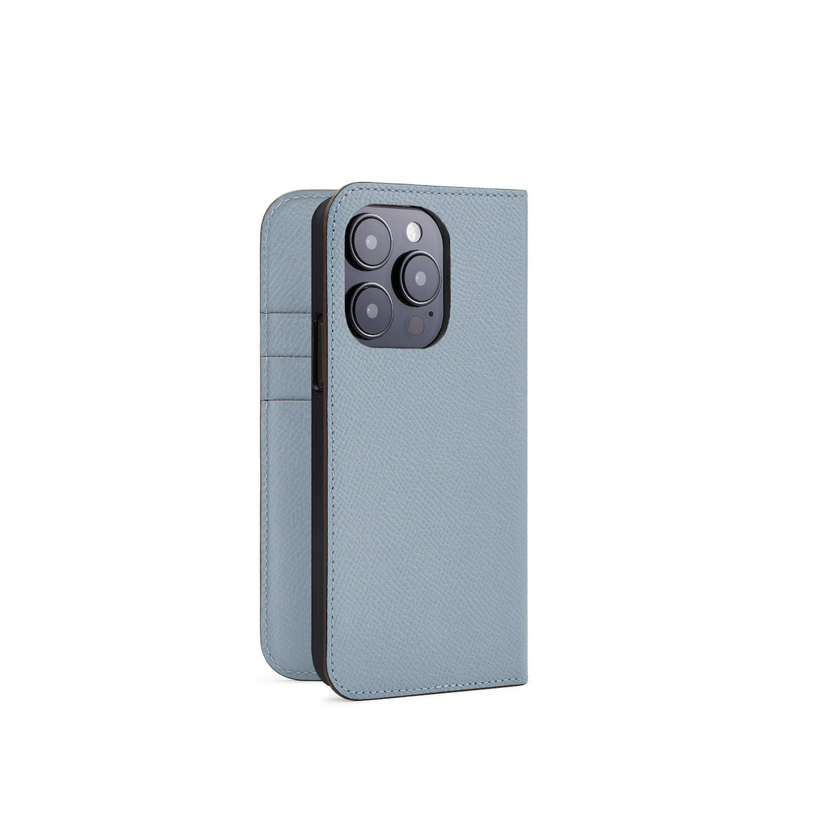 iPhone 15 Pro Diary Case Nobile Leather (Blue Lin)