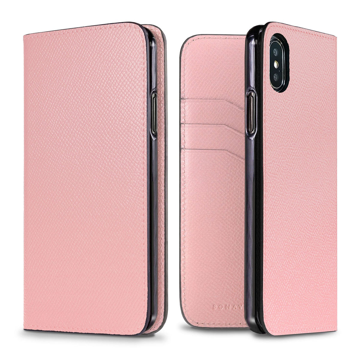 iPhone X / Xs Diary Case Nobile Leather (Sakura Pink)