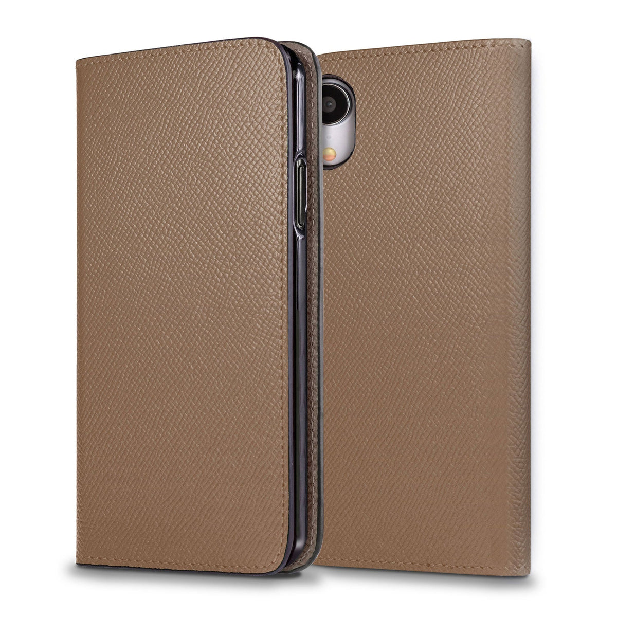 iPhone XR Diary Case Nobile Leather (Etoupe)
