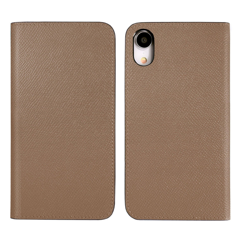 iPhone XR Diary Case Nobile Leather (Etoupe)