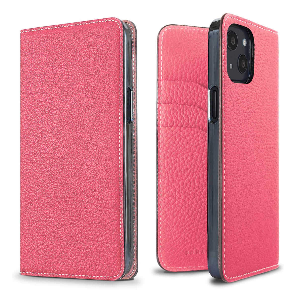 iPhone 13 Diary Case Shrink Leather (Azalee Pink)