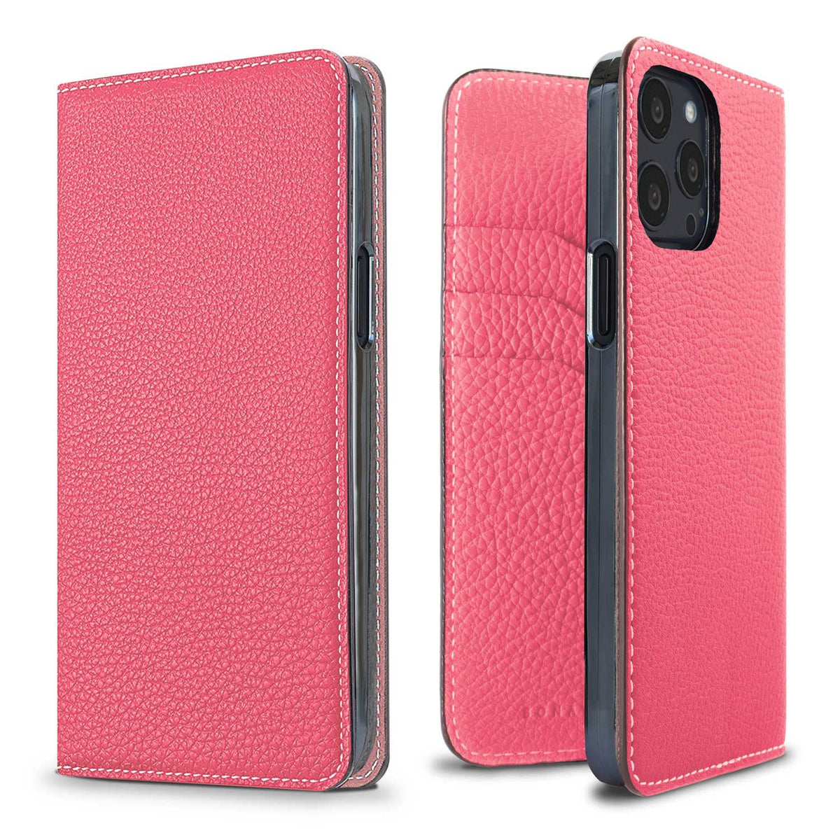 iPhone 13 Pro Diary Case Shrink Leather (Azalee Pink)