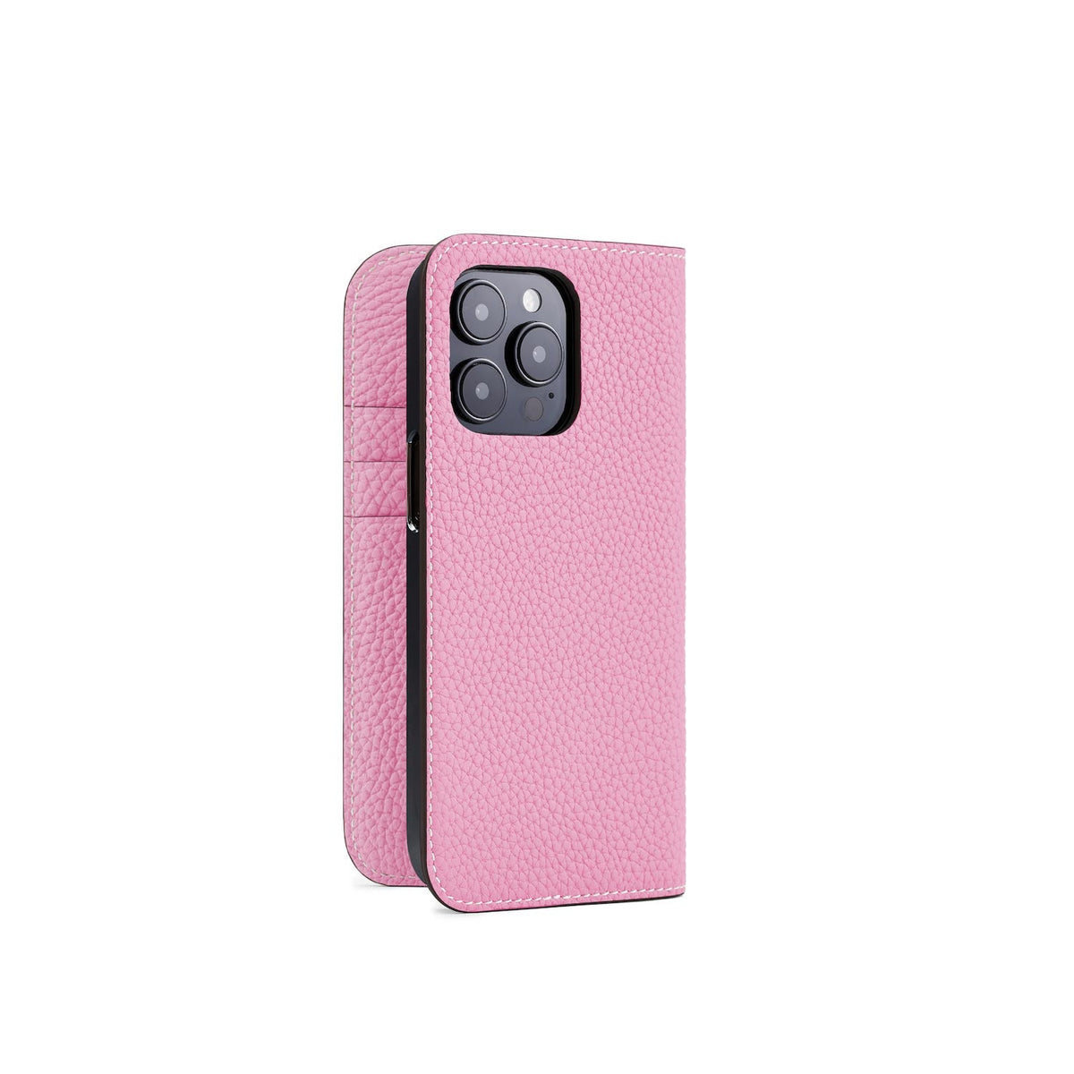 iPhone 14 Pro Diary Case Shrink Leather (Taffy Pink)