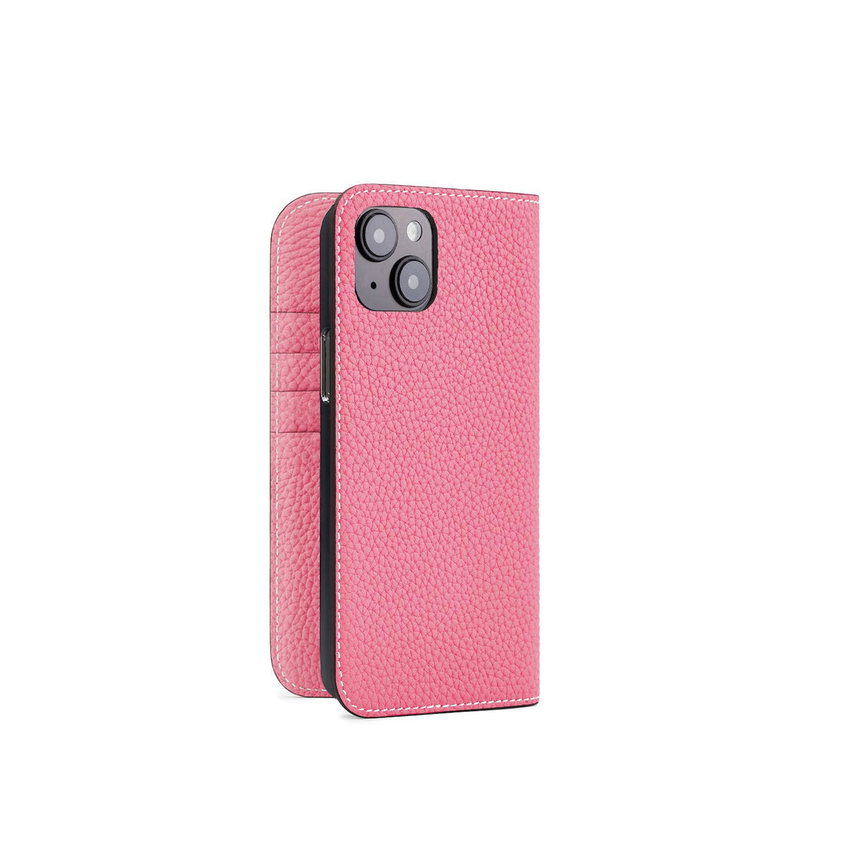 iPhone 15 Plus Diary Case Shrink Leather (Azalee Pink)