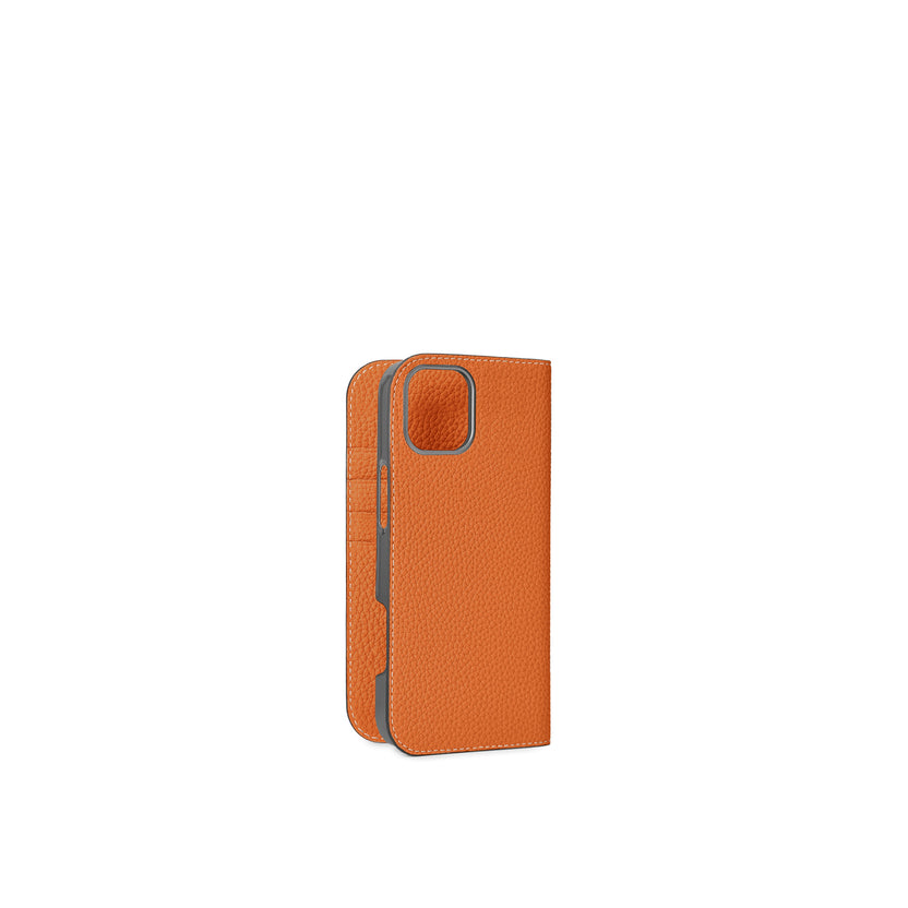 【オンライン限定】 (iPhone 16 Plus) ダイアリーケース シュリンクレザー