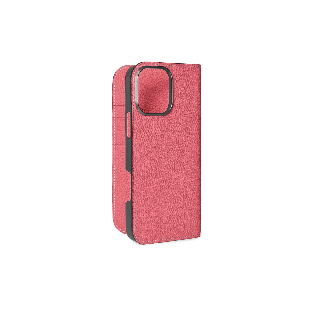 iPhone 16 Pro Max Diary Case Shrink Leather (Azalee Pink)