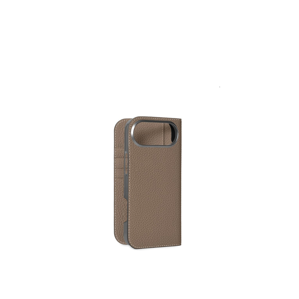 iPhone Air Diary Case Shrink Leather (Etoupe)