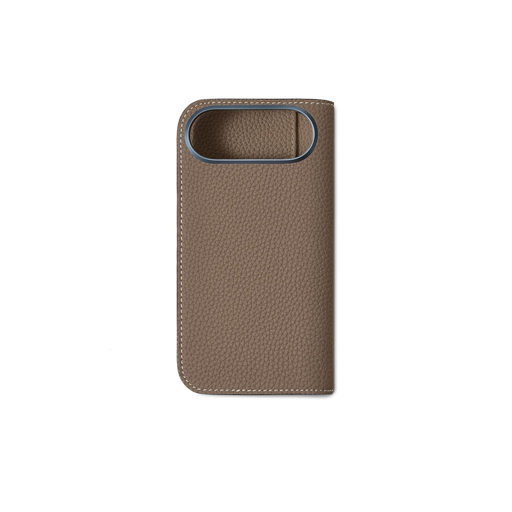 iPhone Air Diary Case Shrink Leather (Etoupe)