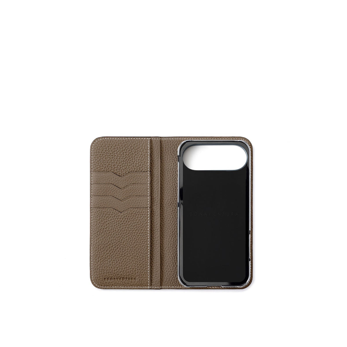 iPhone Air Diary Case Shrink Leather (Etoupe)