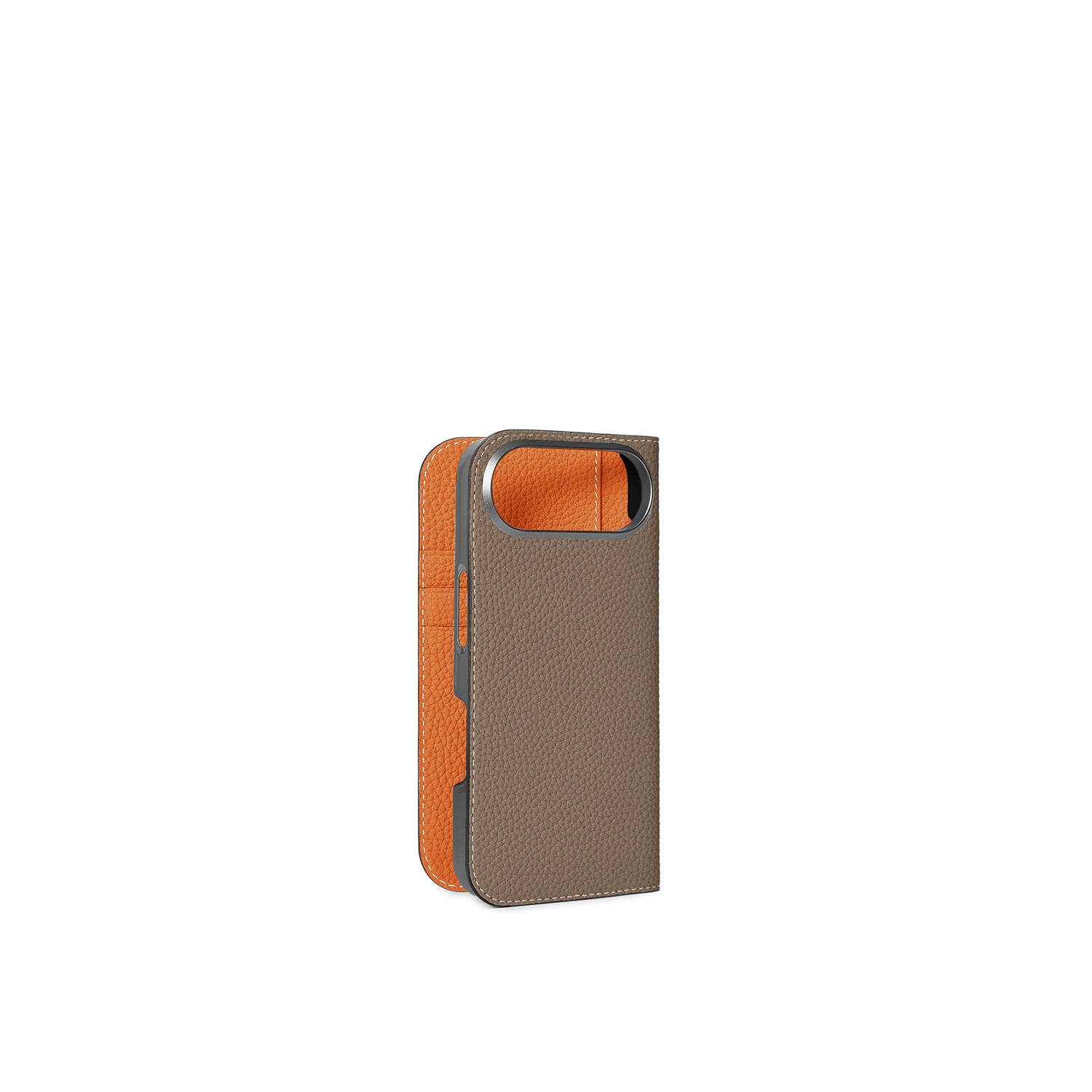 (iPhone Air) Diary Case Shrink Leather
