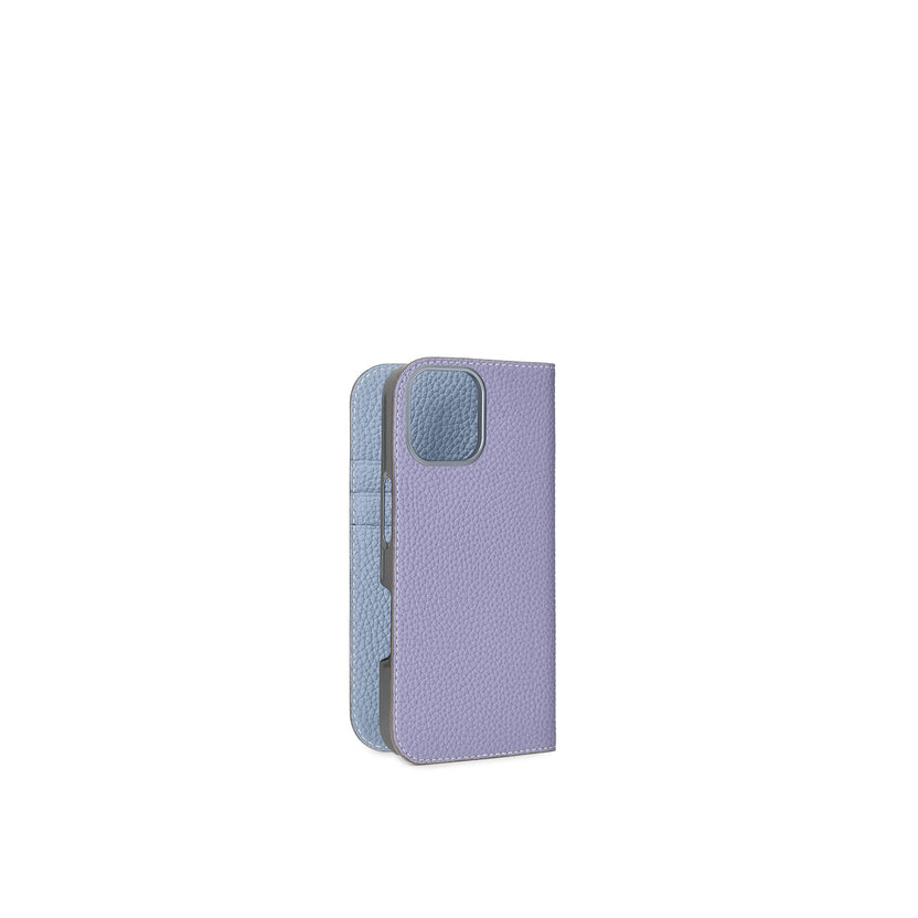 (iPhone 17) Diary Case Shrink Leather
