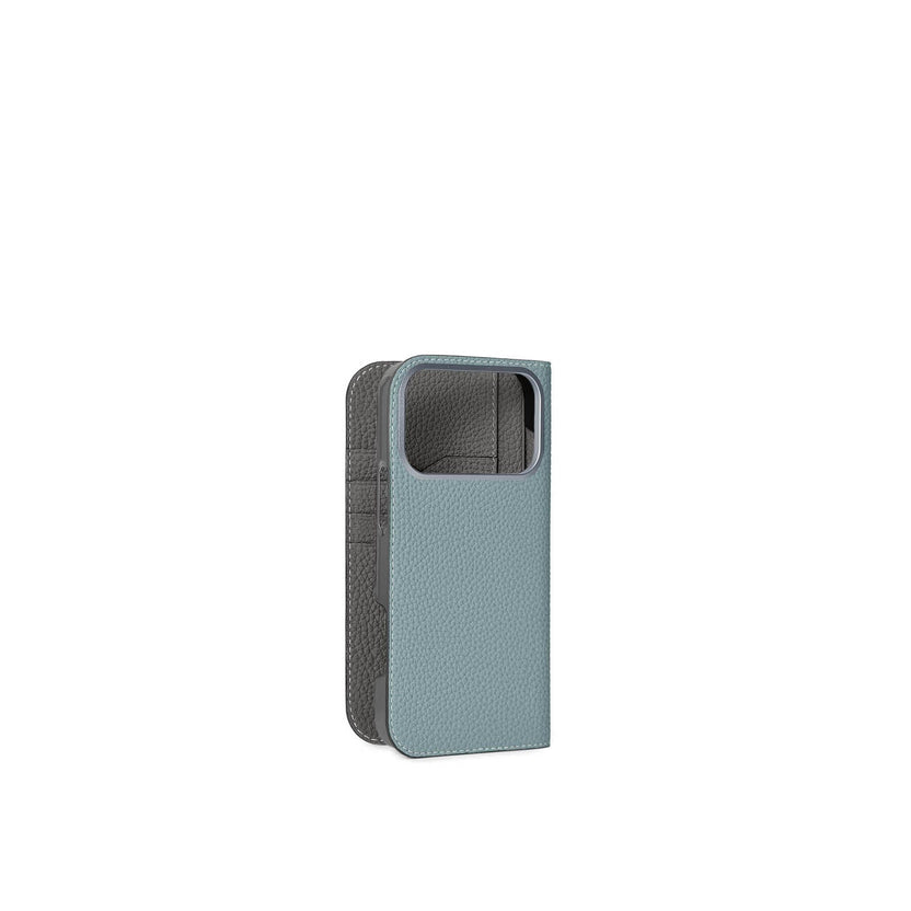 (iPhone 18 Pro Max) Diary Case Shrink Leather