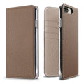 iPhone 8 Plus / 7 Plus / 6s Plus / 6 Plus Diary Case Shrink Leather (Etoupe × Greige)
