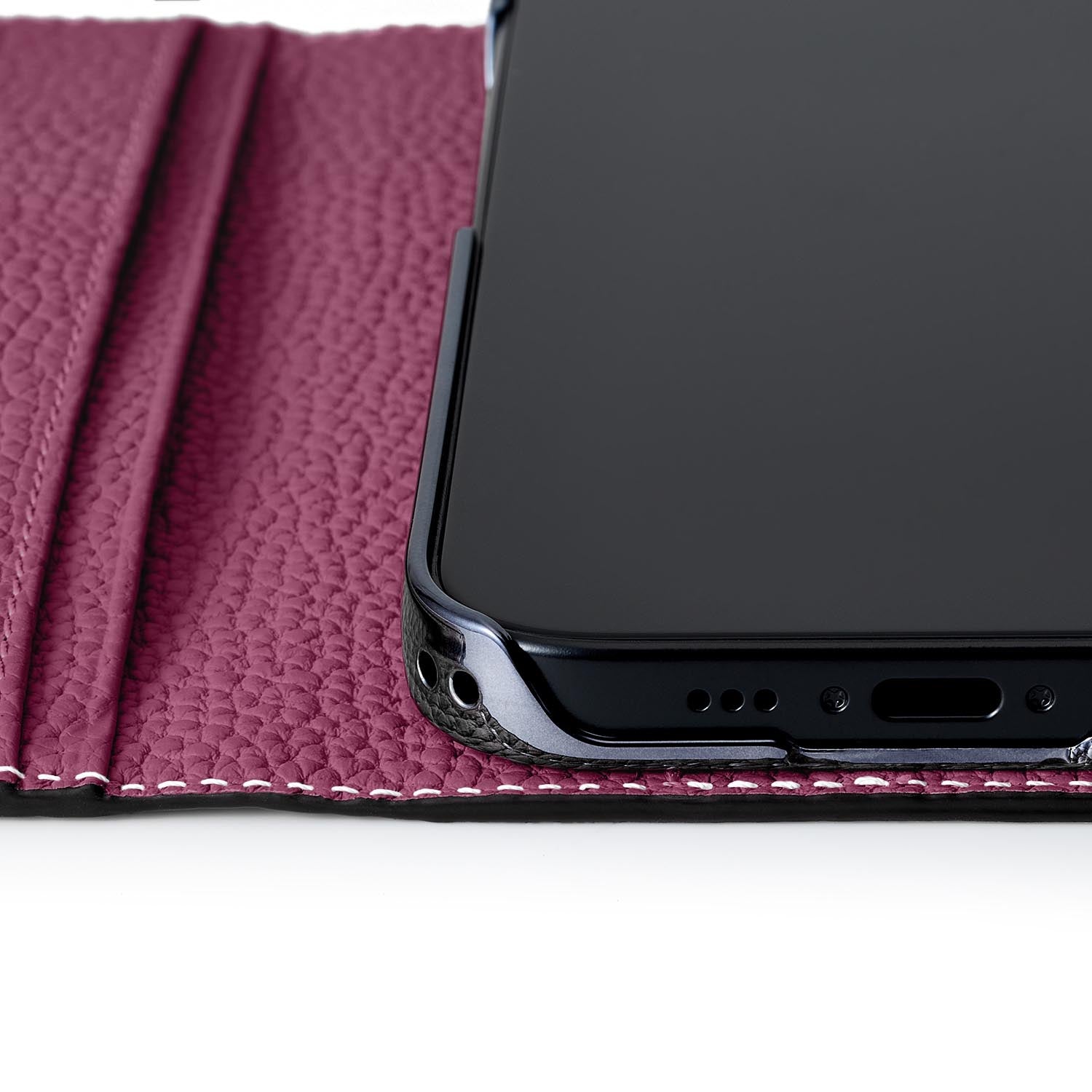 (iPhone 15 Pro Max) ダイアリーケース シュリンクレザー