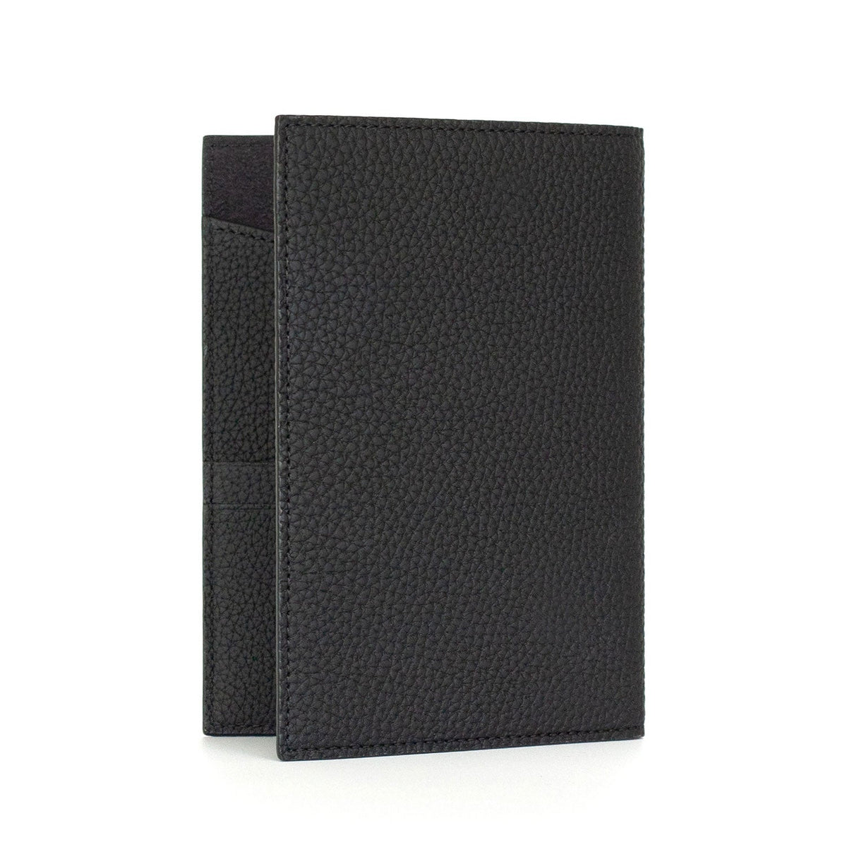 Passport Case Shrink Leather (Black)