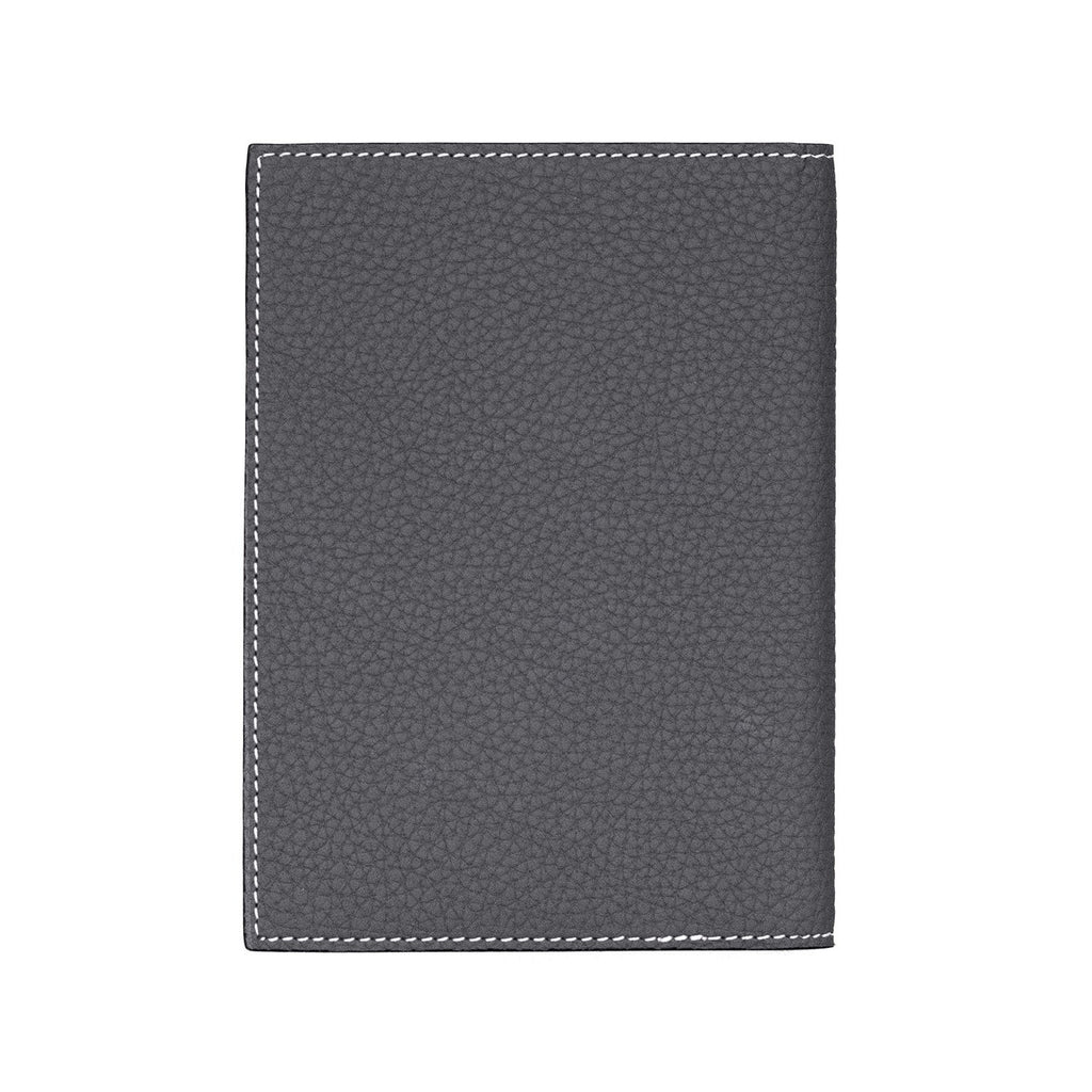 Passport Case Shrink Leather (Charcoal Gray)