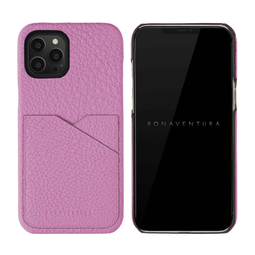 (iPhone 13 Pro Max) Back Cover Case Shrink Leather