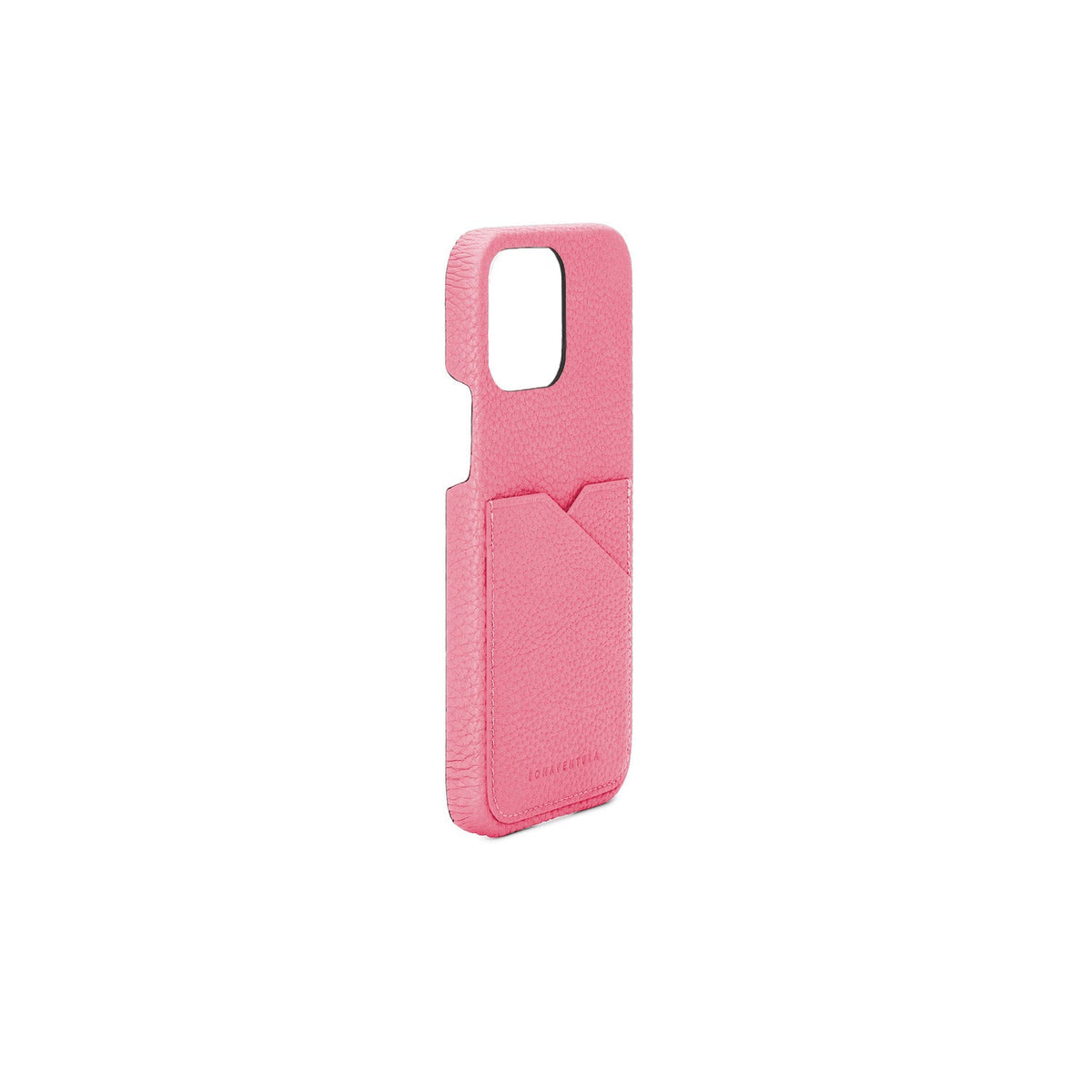 iPhone 14 Pro Max Back Cover Case Shrink Leather (Azalee Pink)