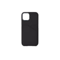 iPhone 15 Back Cover Case Shrink Leather (Black)
