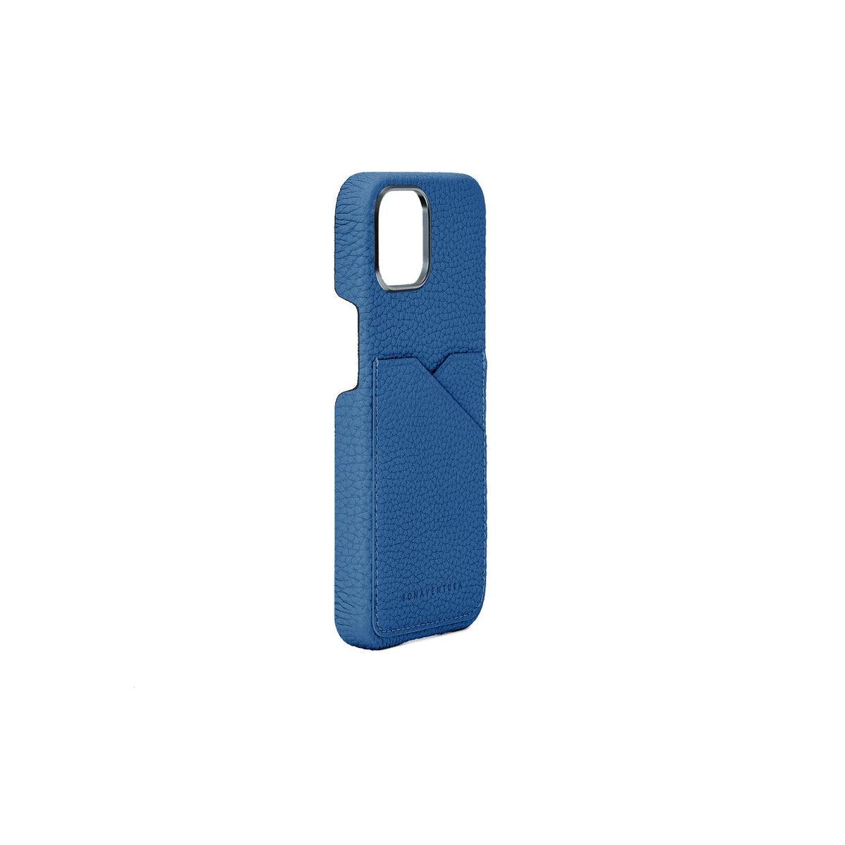 SAVOIA × BONAVENTURA iPhone 15 Back Cover Case Shrink Leather (Savoia Blue)