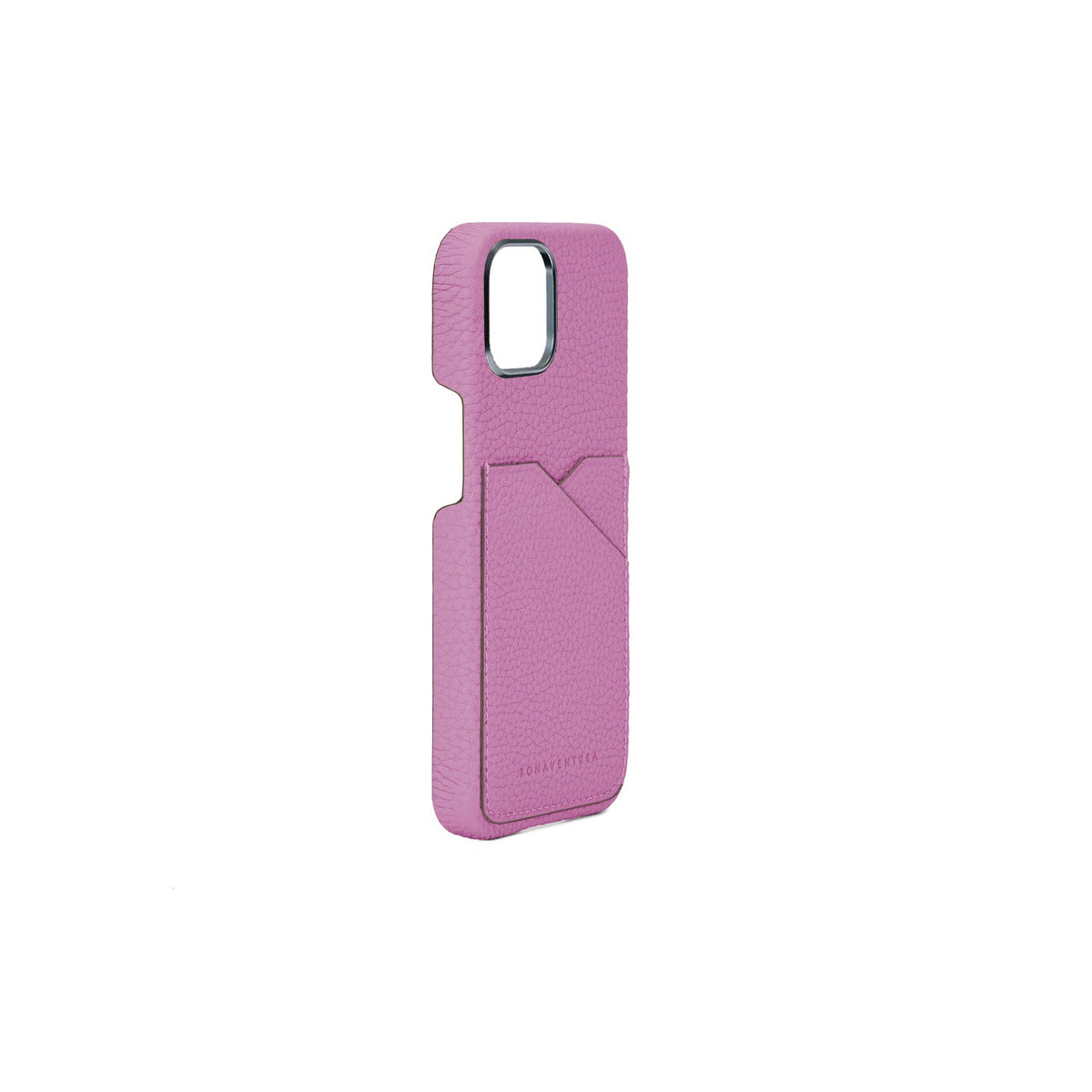 iPhone 15 Back Cover Case Shrink Leather (Pearl Purple)