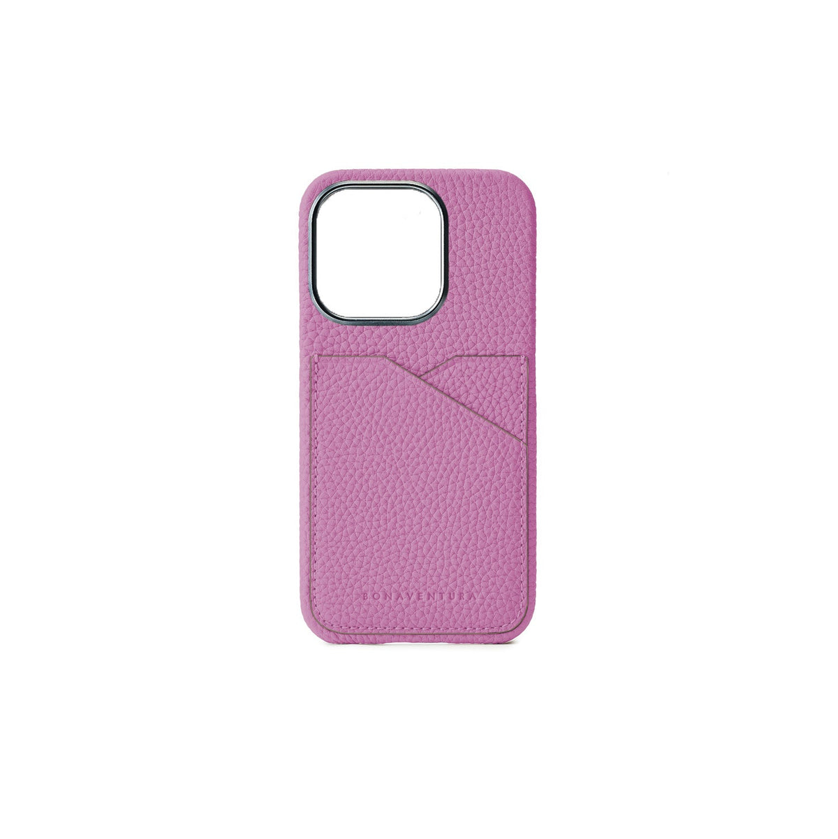 iPhone 15 Pro Back Cover Case Shrink Leather (Pearl Purple)