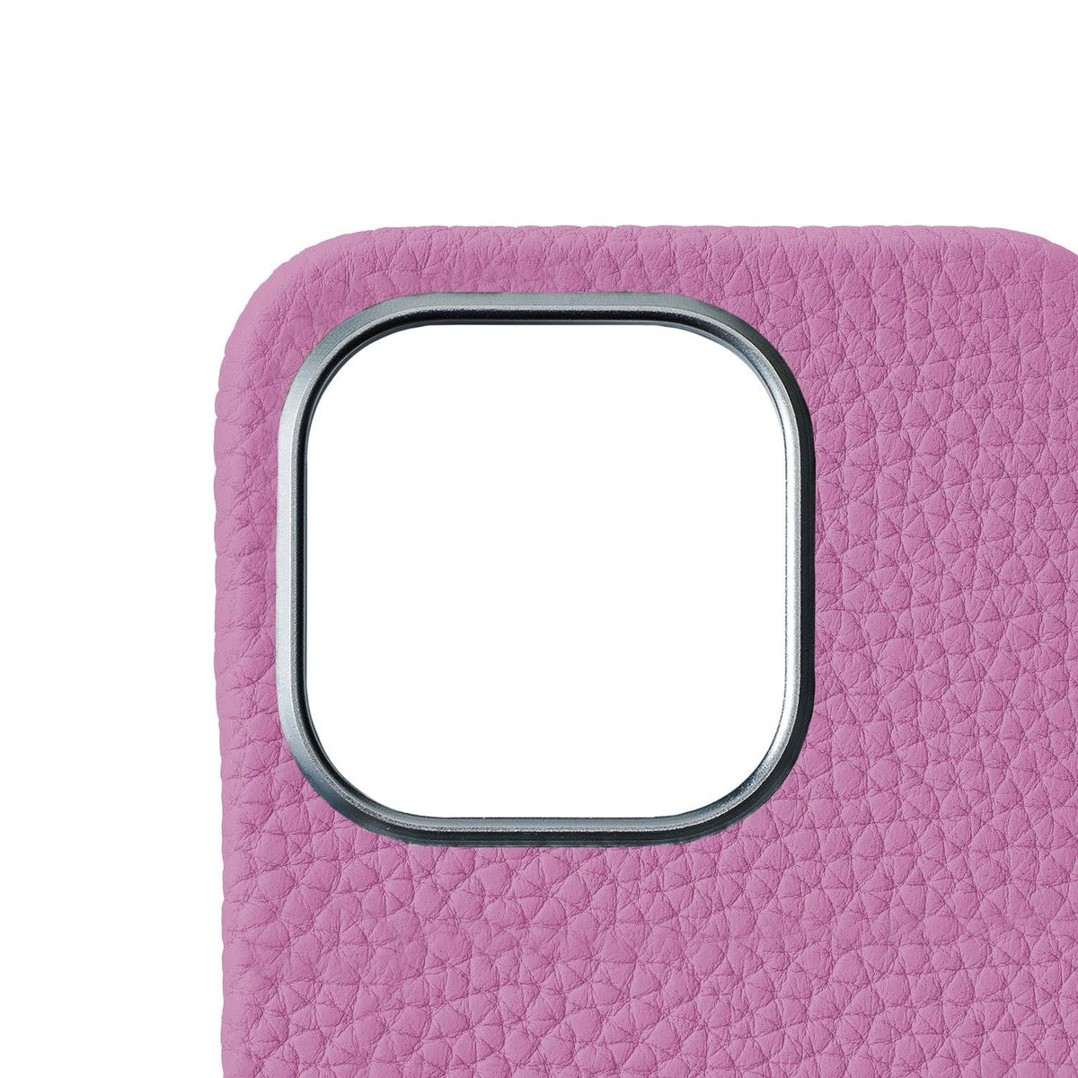 iPhone 15 Pro Max Back Cover Case Shrink Leather (Pearl Purple)