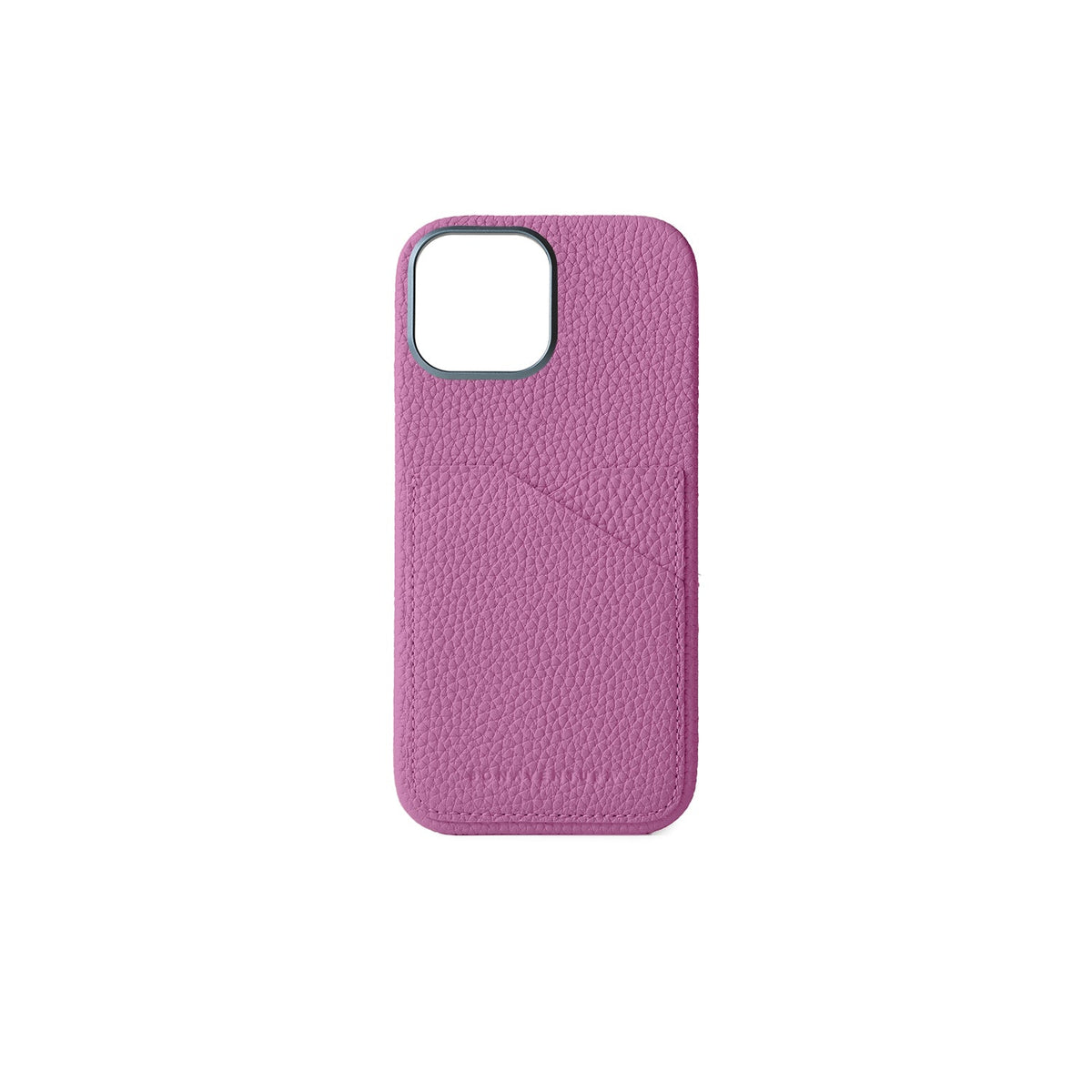 iPhone 16 Back Cover Case Shrink Leather (Pearl Purple)