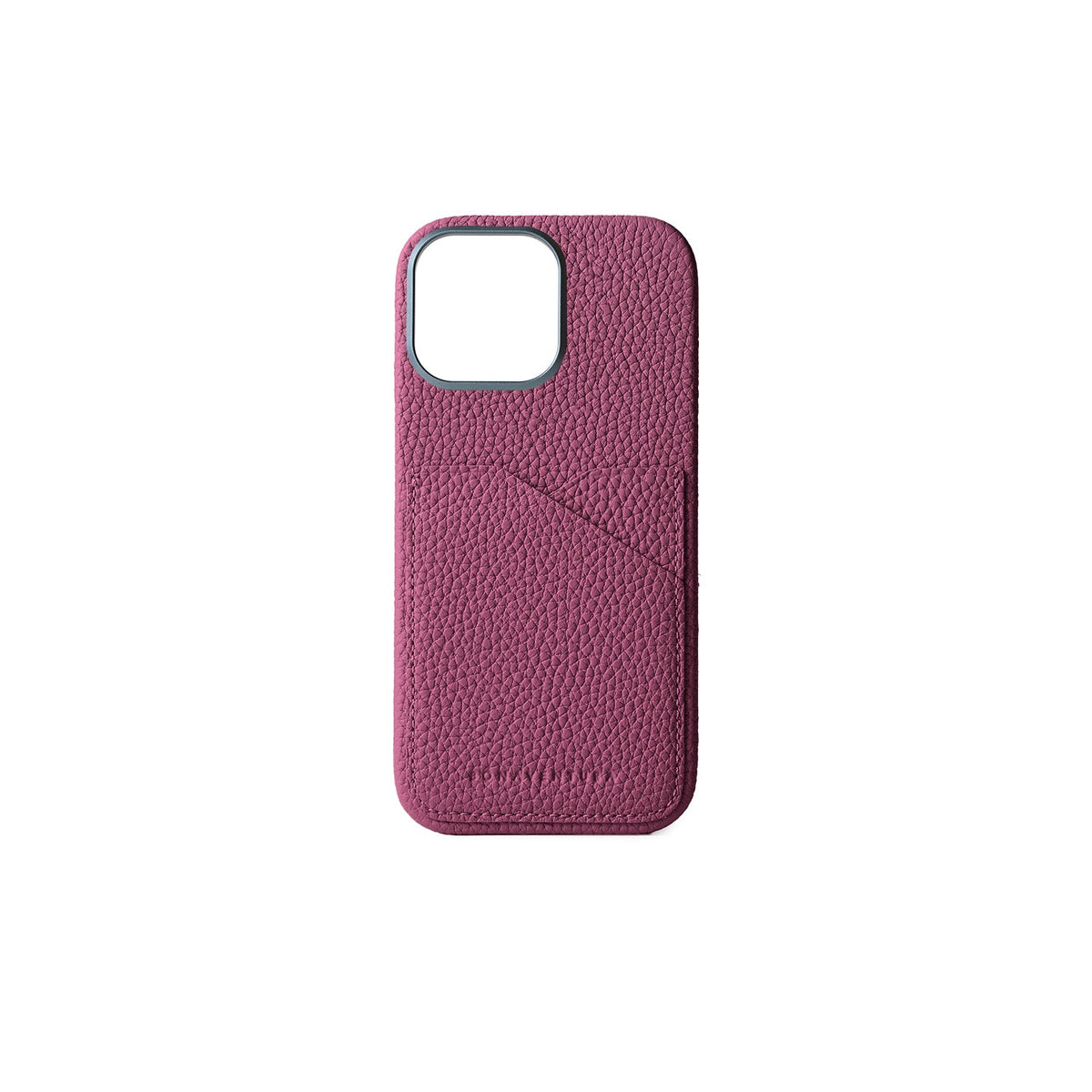 iPhone 16 Pro Max Back Cover Case Shrink Leather (Anemone Purple)