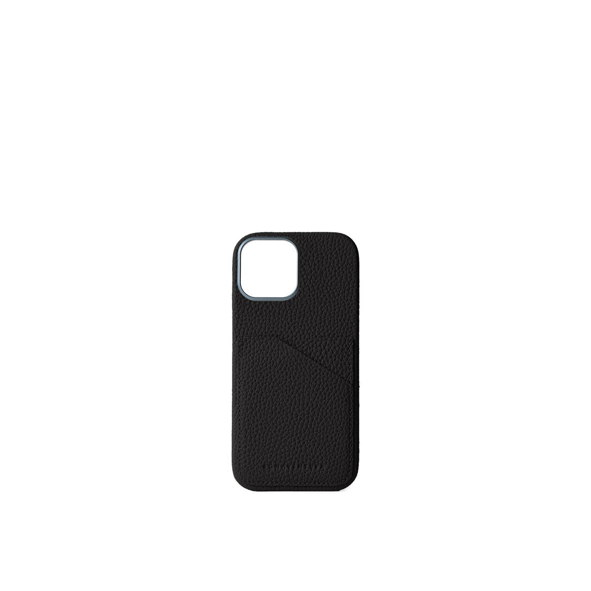 iPhone 17 Back Cover Case Shrink Leather (Black)