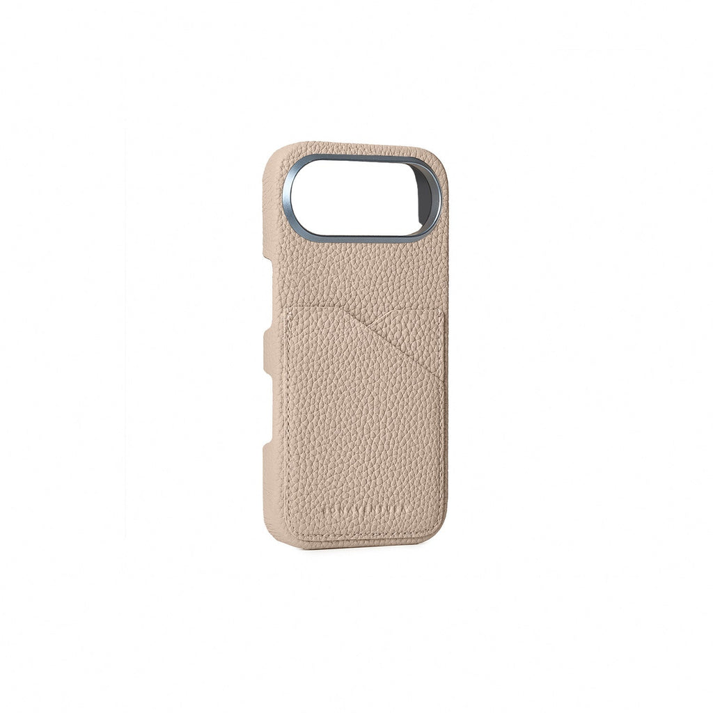 iPhone Air Back Cover Case Shrink Leather (Greige)