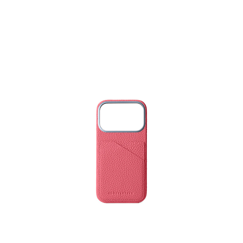 (iPhone 17 Pro) Back Cover Case Shrink Leather