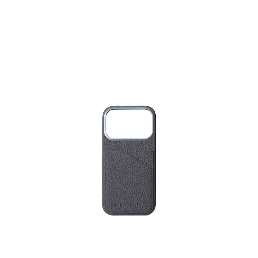 (iPhone 17 Pro) Back Cover Case Shrink Leather