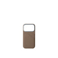 iPhone 18 Pro Back Cover Case Shrink Leather (Etoupe)