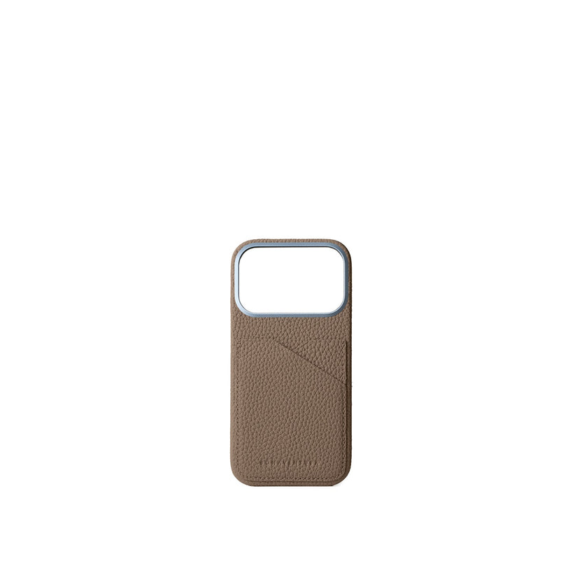 (iPhone 18 Pro) Back Cover Case Shrink Leather