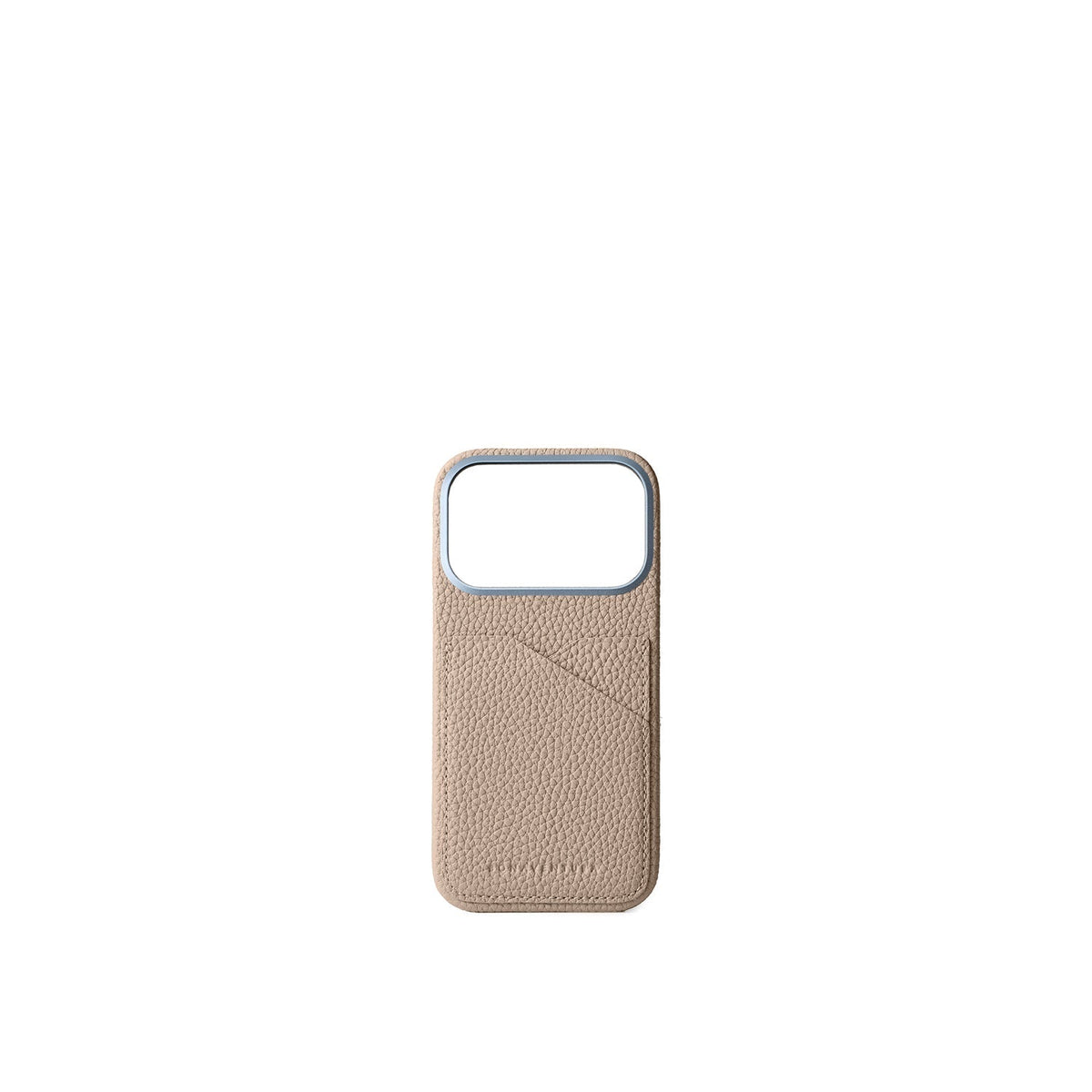 iPhone 18 Pro Back Cover Case Shrink Leather (Greige)