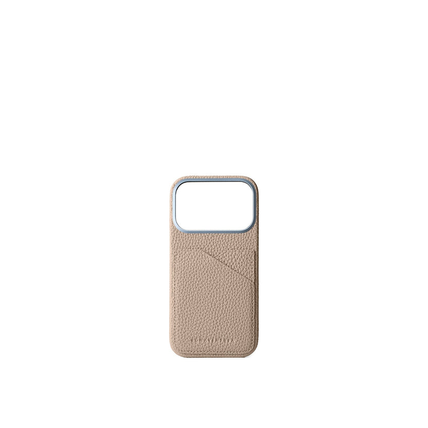 (iPhone 18 Pro) Back Cover Case Shrink Leather