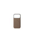 iPhone 18 Pro Max Back Cover Case Shrink Leather (Etoupe)