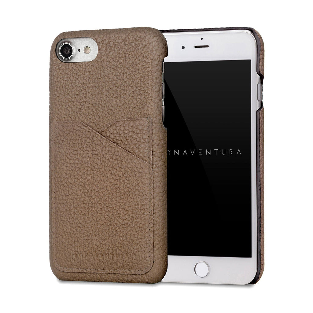 iPhone SE / 8 / 7 / 6s / 6 Back Cover Case Shrink Leather (Etoupe)