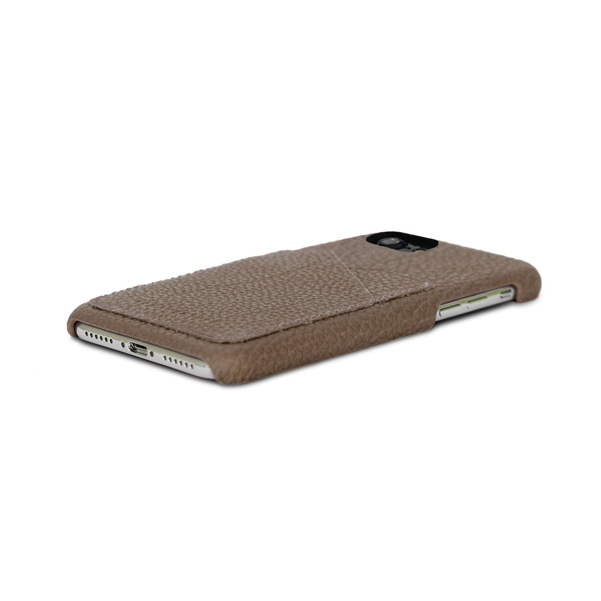 iPhone SE / 8 / 7 / 6s / 6 Back Cover Case Shrink Leather (Etoupe)