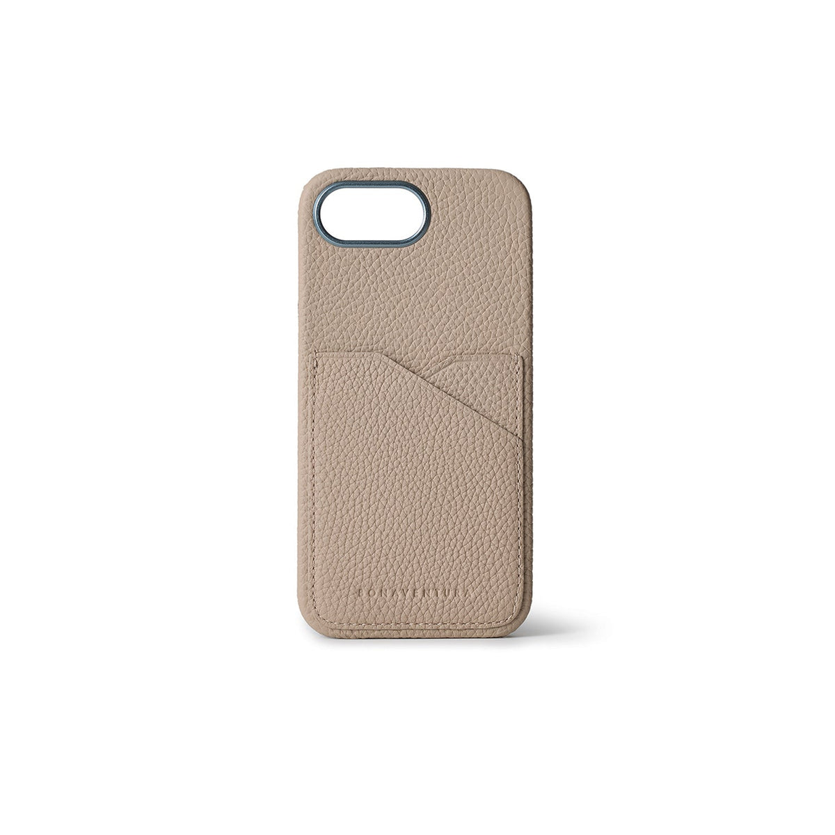 iPhone 17e / 16e Back Cover Case Shrink Leather (Greige)
