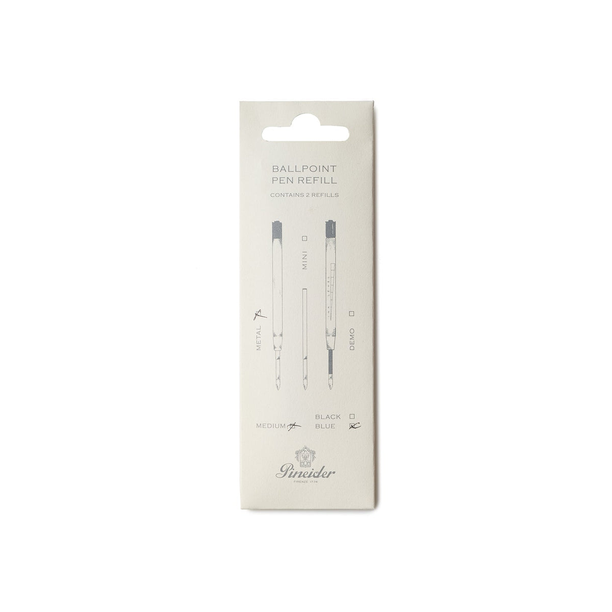 2-Refill Ballpoint M for PINEIDER × BONAVENTURA Ballpoint pen (Navy)