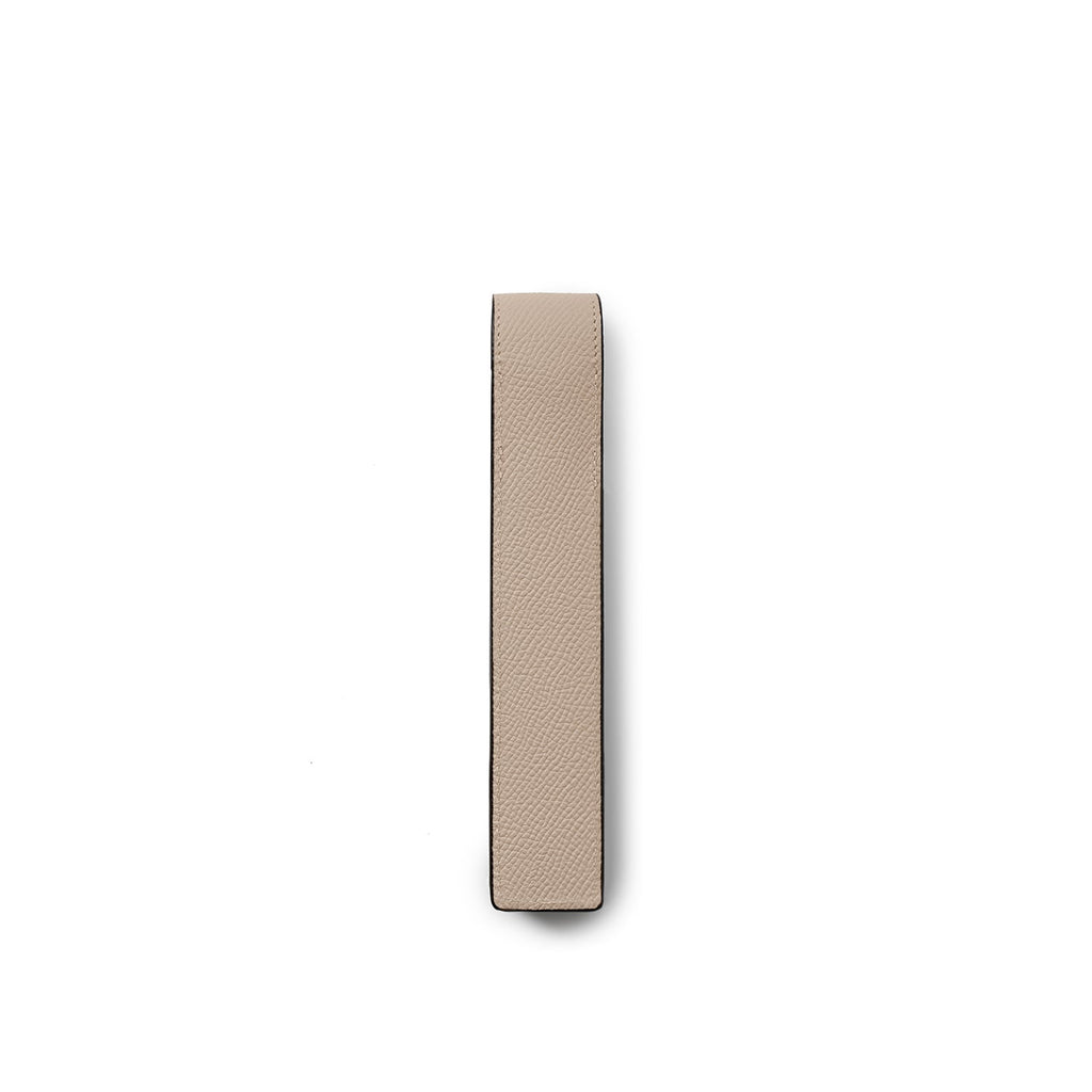 Slim Pen Holder Shrink Leather (Greige)