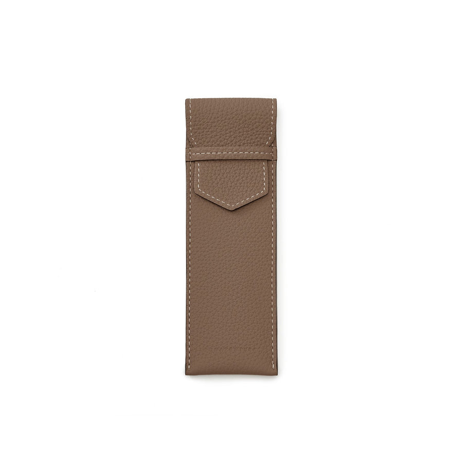 Pen Holder Shrink Leather (Etoupe)