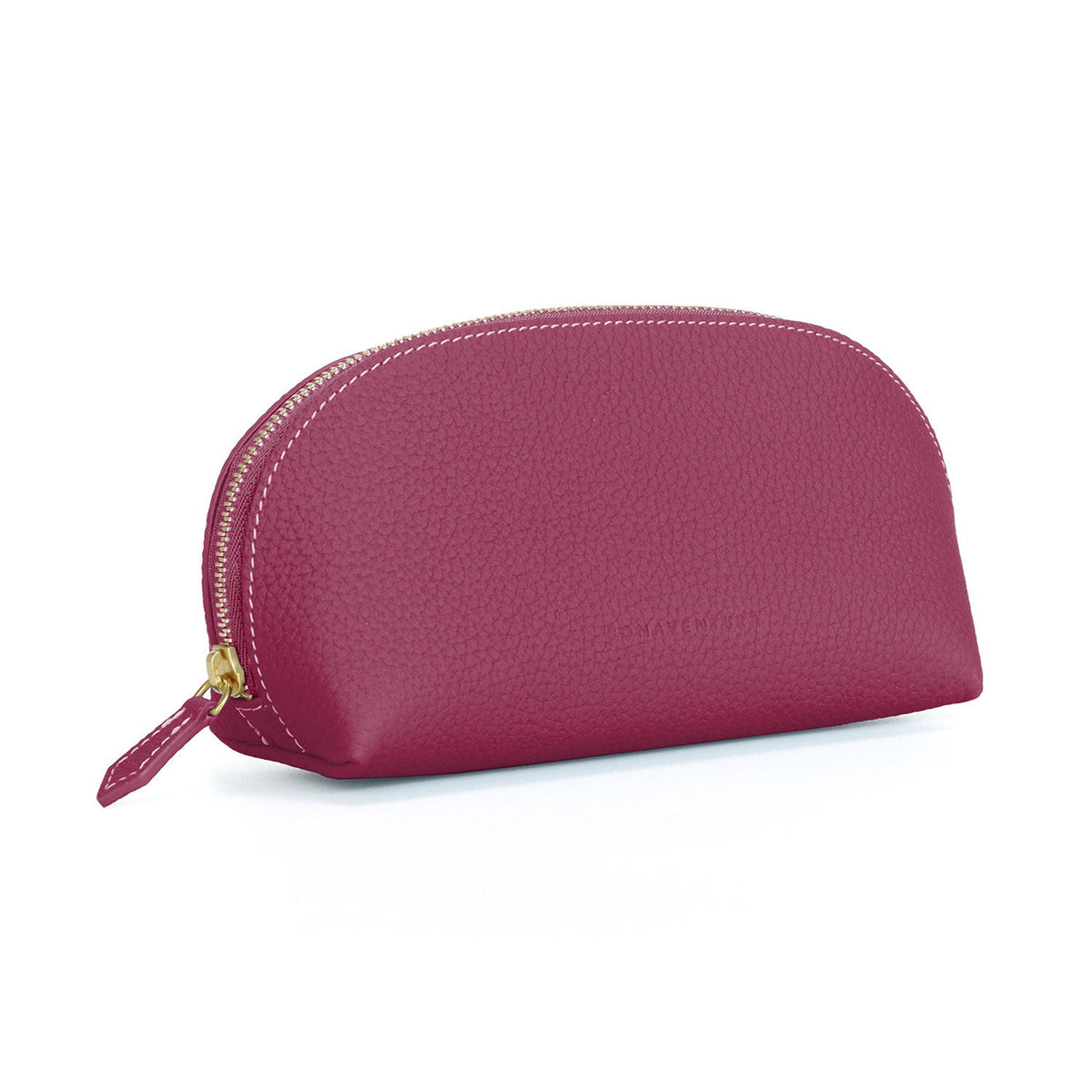 Cosmetic Pouch Shrink Leather (Anemone Purple - Small)