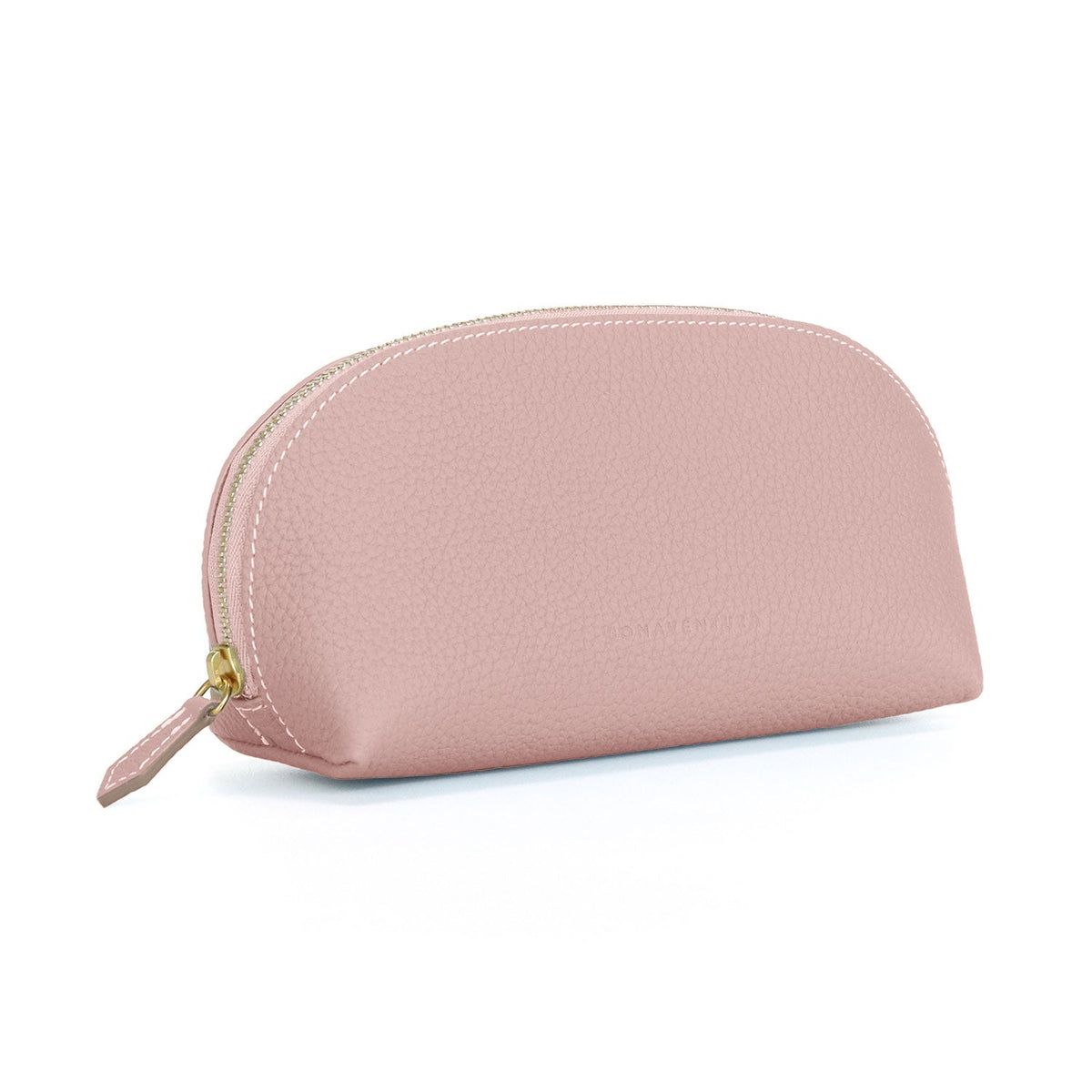 Cosmetic Pouch Shrink Leather (Sakura Pink (Etoupe edge paint) - Small)