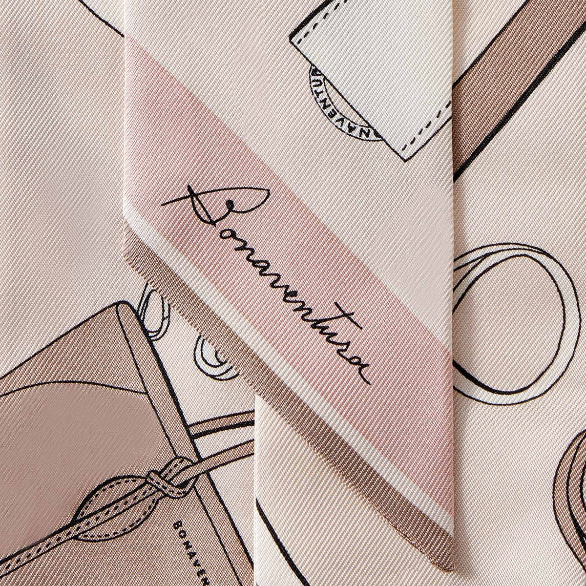 Ribbon Scarf from Silk (My Favorite Things - Shell Pink)