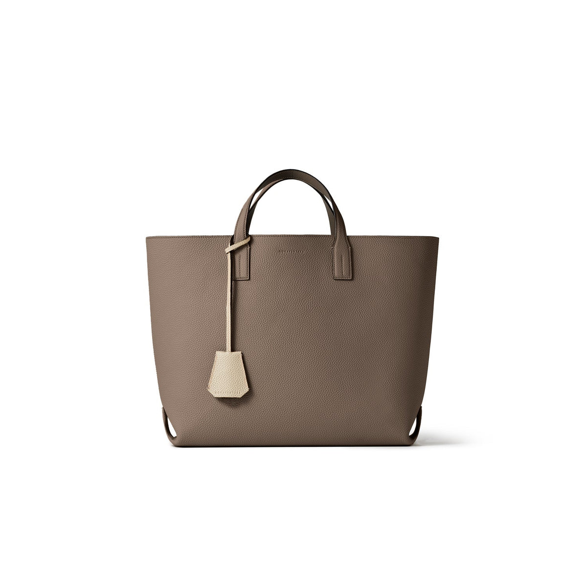 Sophia Tote Bag Shrink Leather (Etoupe)