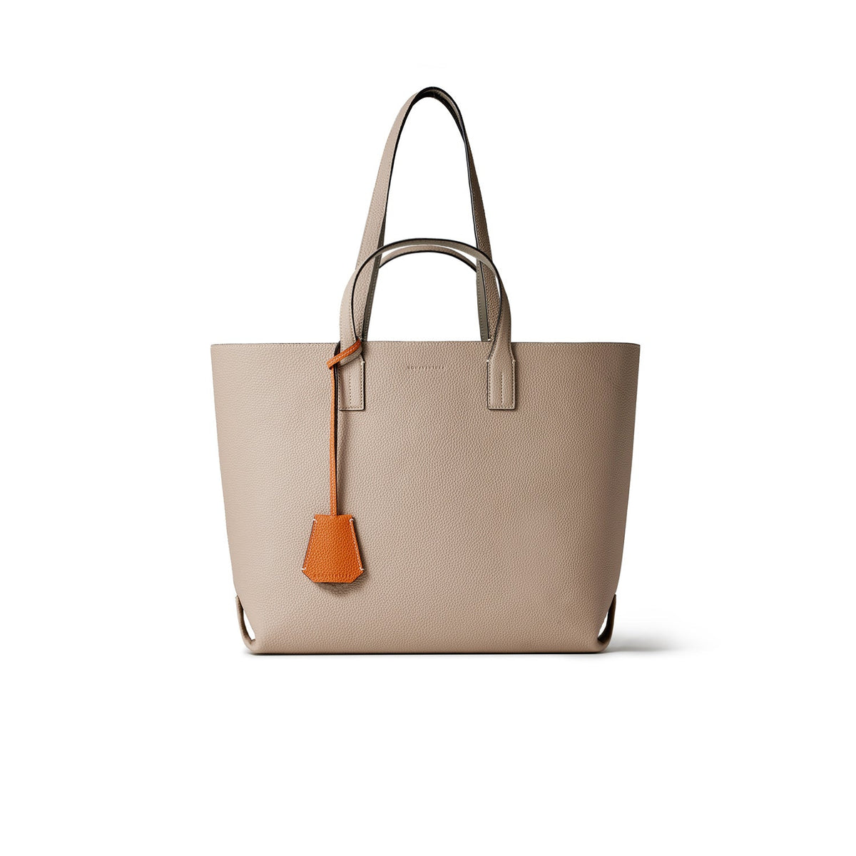 Sophia Tote Bag Shrink Leather (Greige)