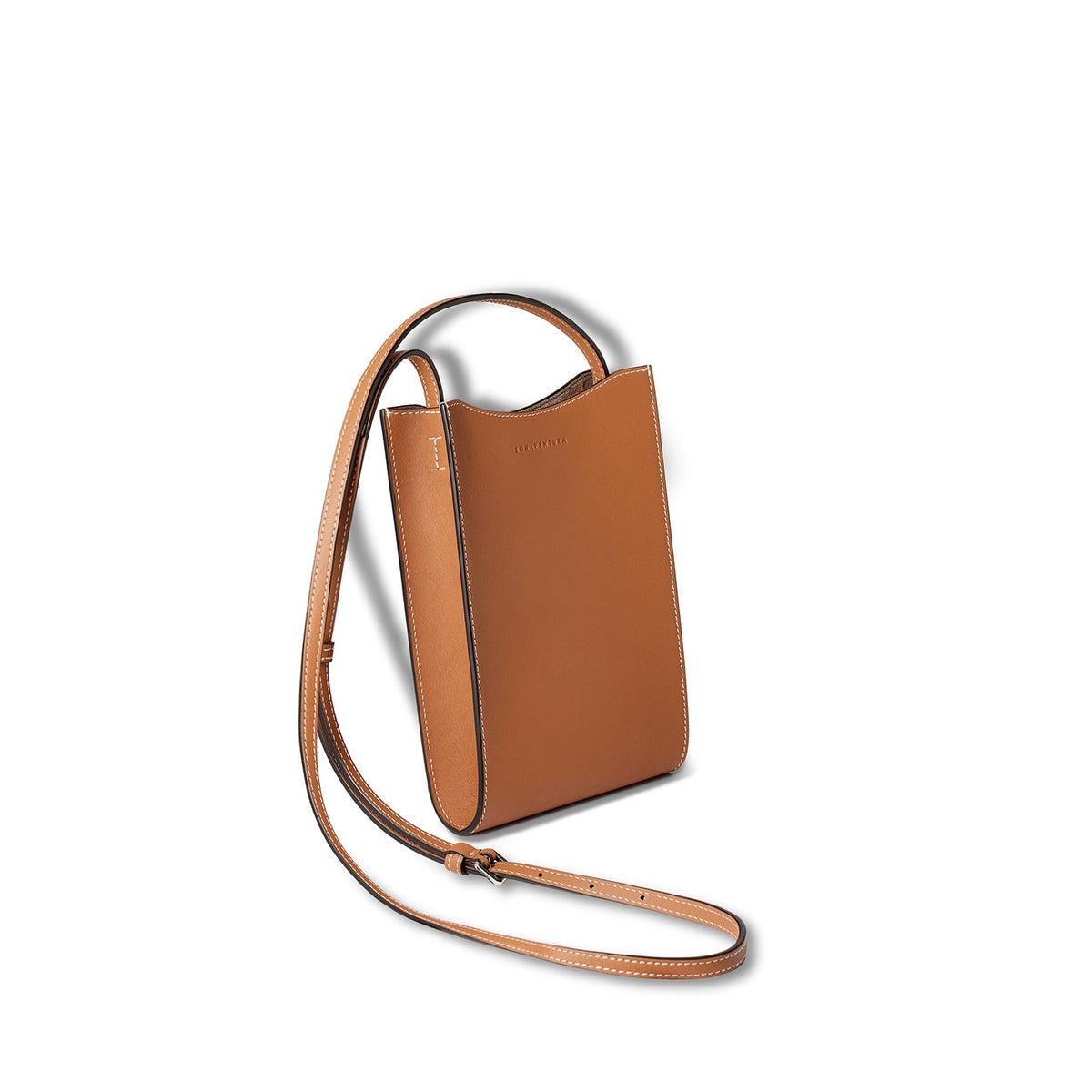 Lia Bag Smooth Leather (Camel - Mini)